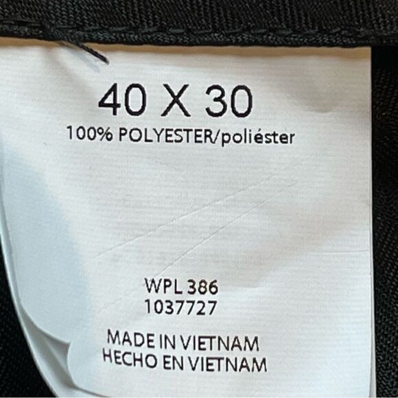 Men's Haggar Classic Fit Dress Slacks Black 40Wx30L - Picture 6 of 11